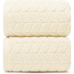Alusa Home luxury bath sheets set in papyrus color
