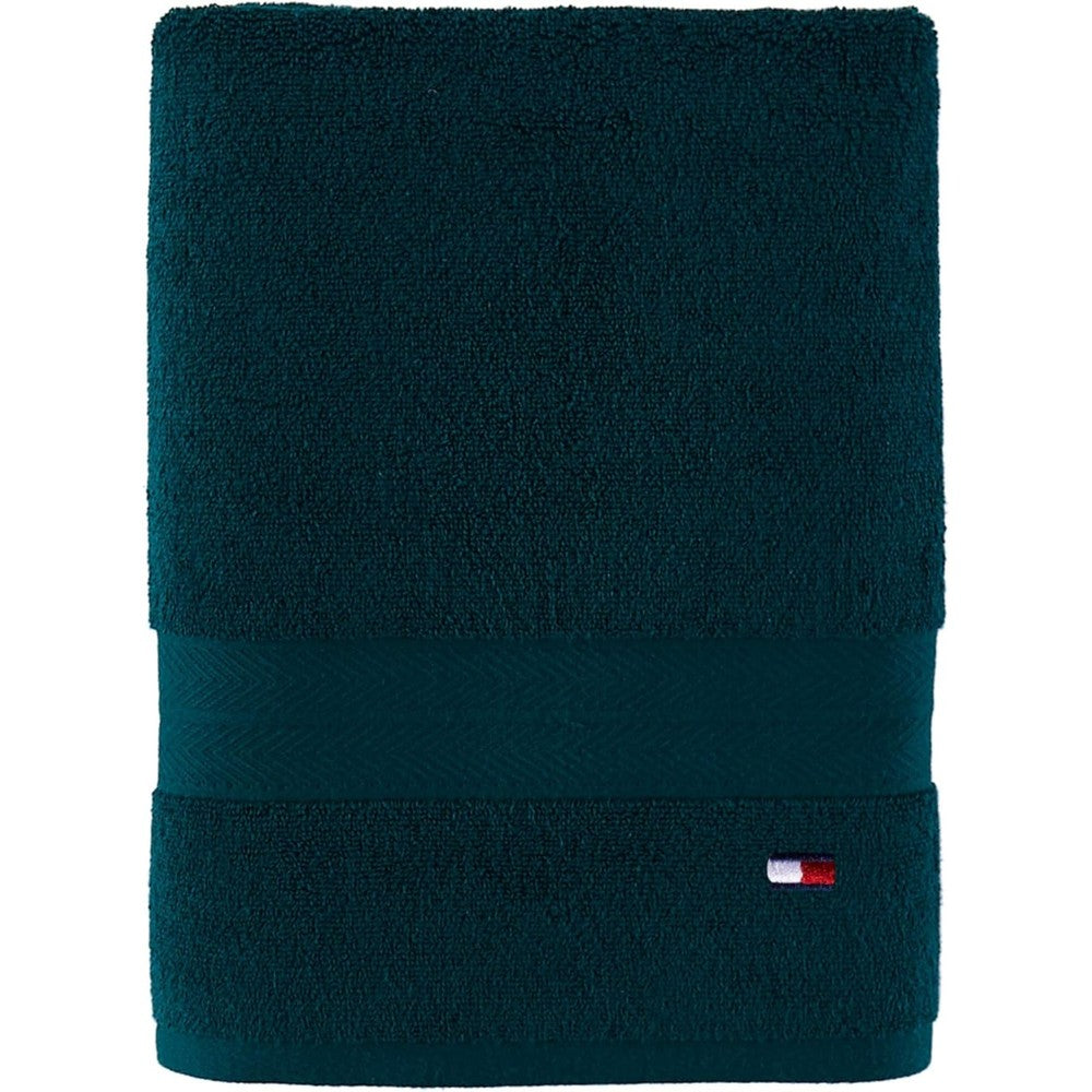 Tommy Hilfiger Modern American Solid Bath Towel in Botanical Garden front view
