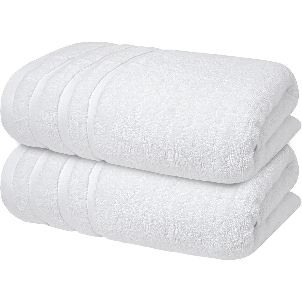 Infinitee Xclusives luxury cotton bath towels set of 2 front view