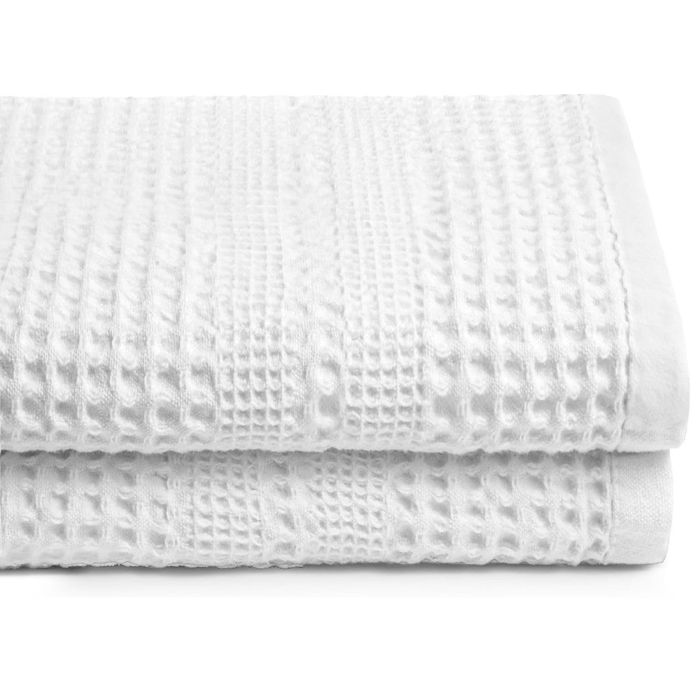 Gilden Tree cotton waffle weave bath towels set of 2 in white
