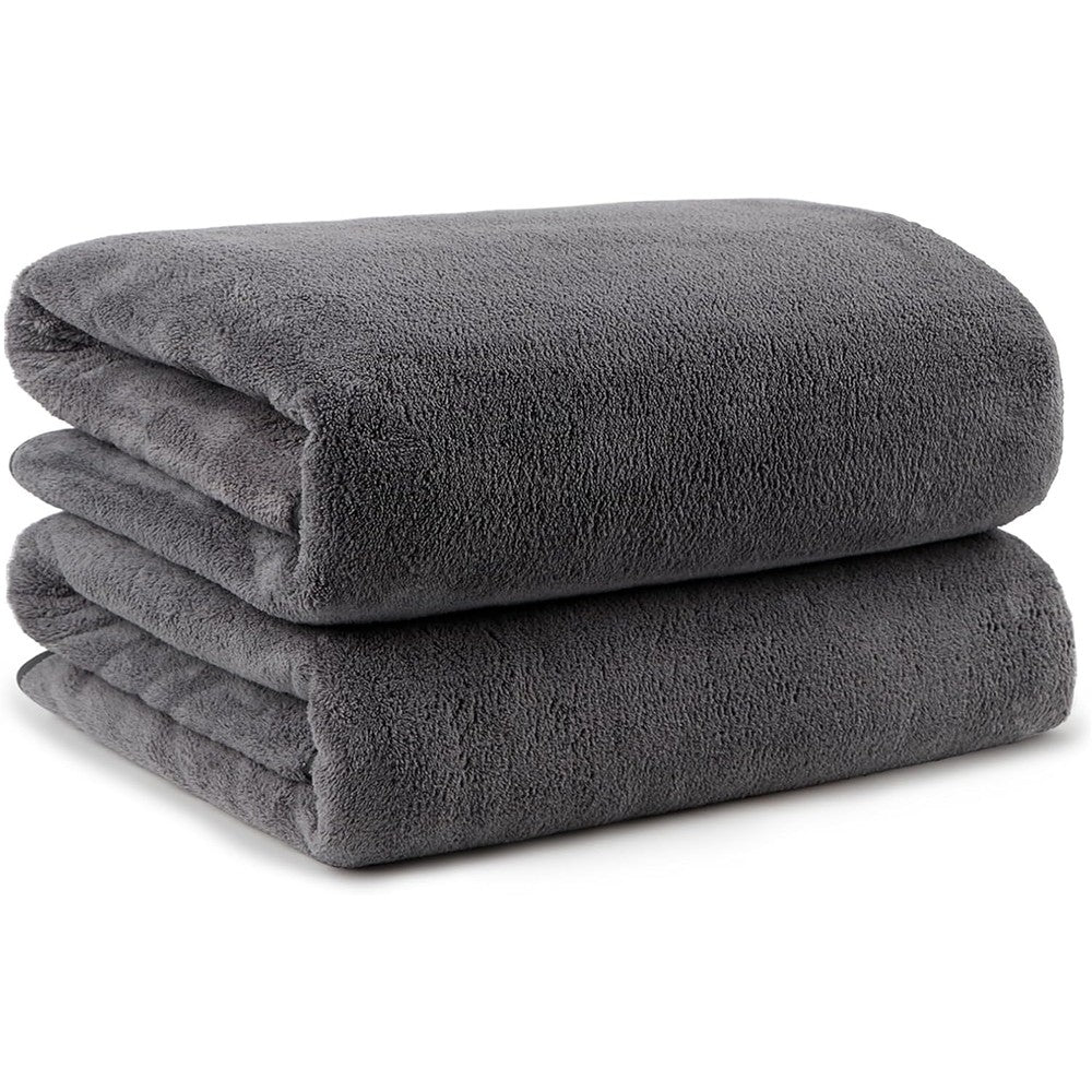 Orighty bath towels pack of 2 grey front view