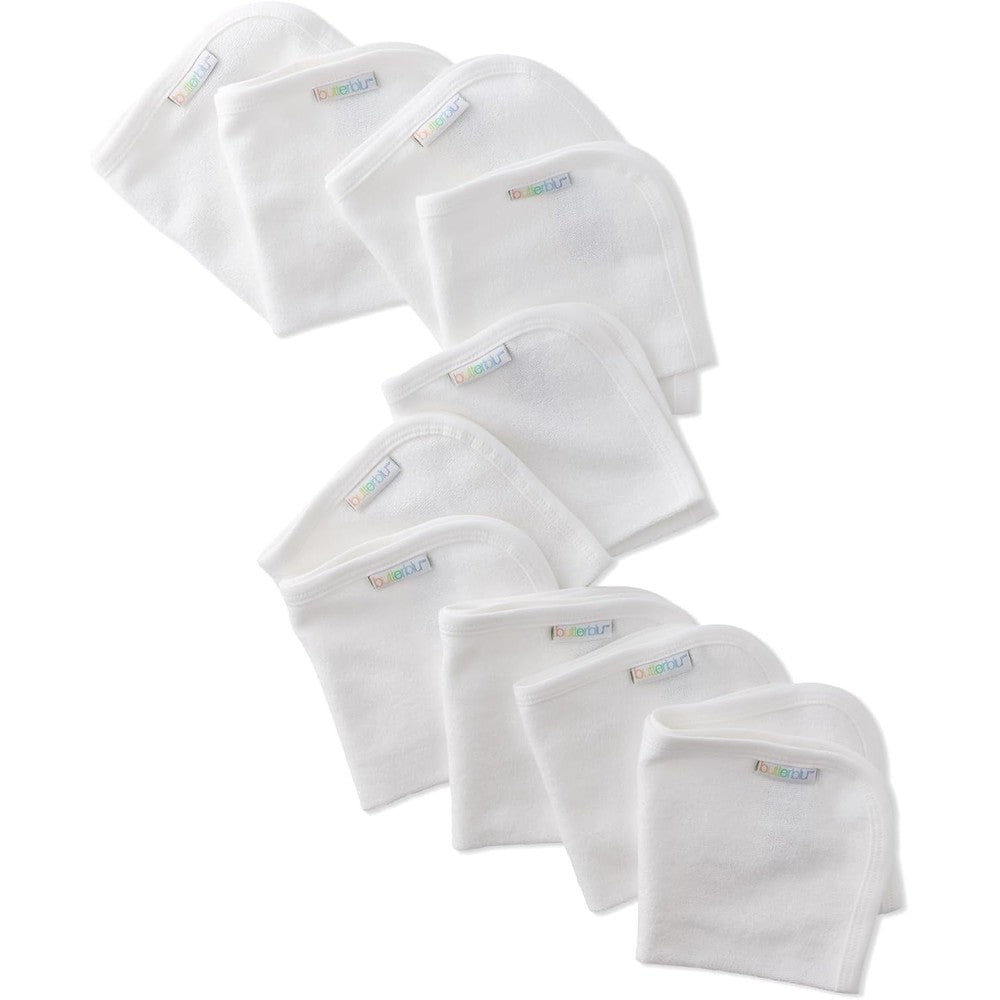 Butterblu River 10-Pack baby washcloths front view