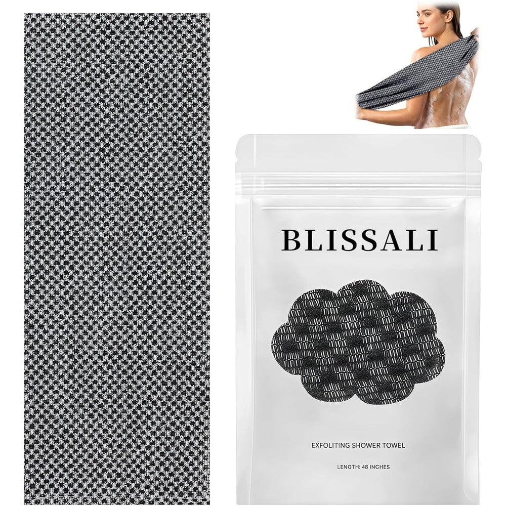 Dafne Blissal Exfoliating Shower Towel front view