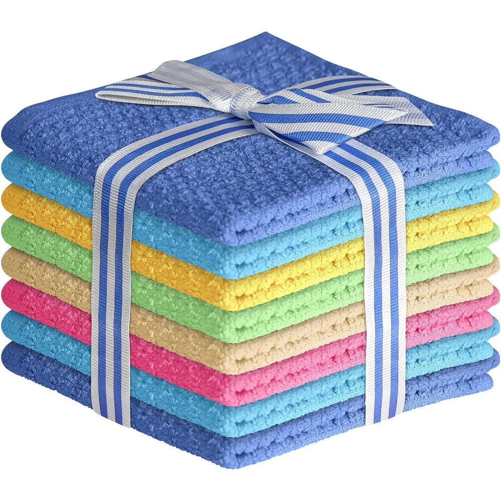 Elaine Karen cotton washcloths 8 pack front view