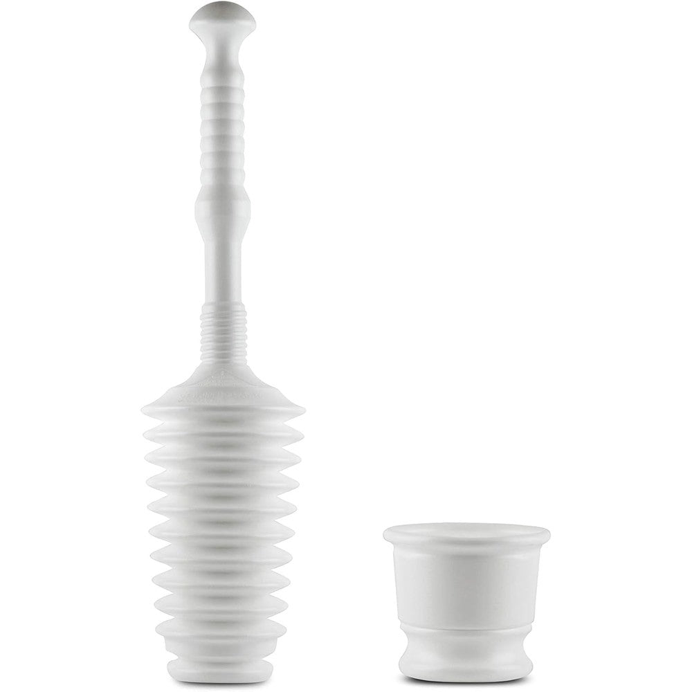 Master Plunger MP500-B4 Heavy Duty Toilet Plunger with storage bucket front view