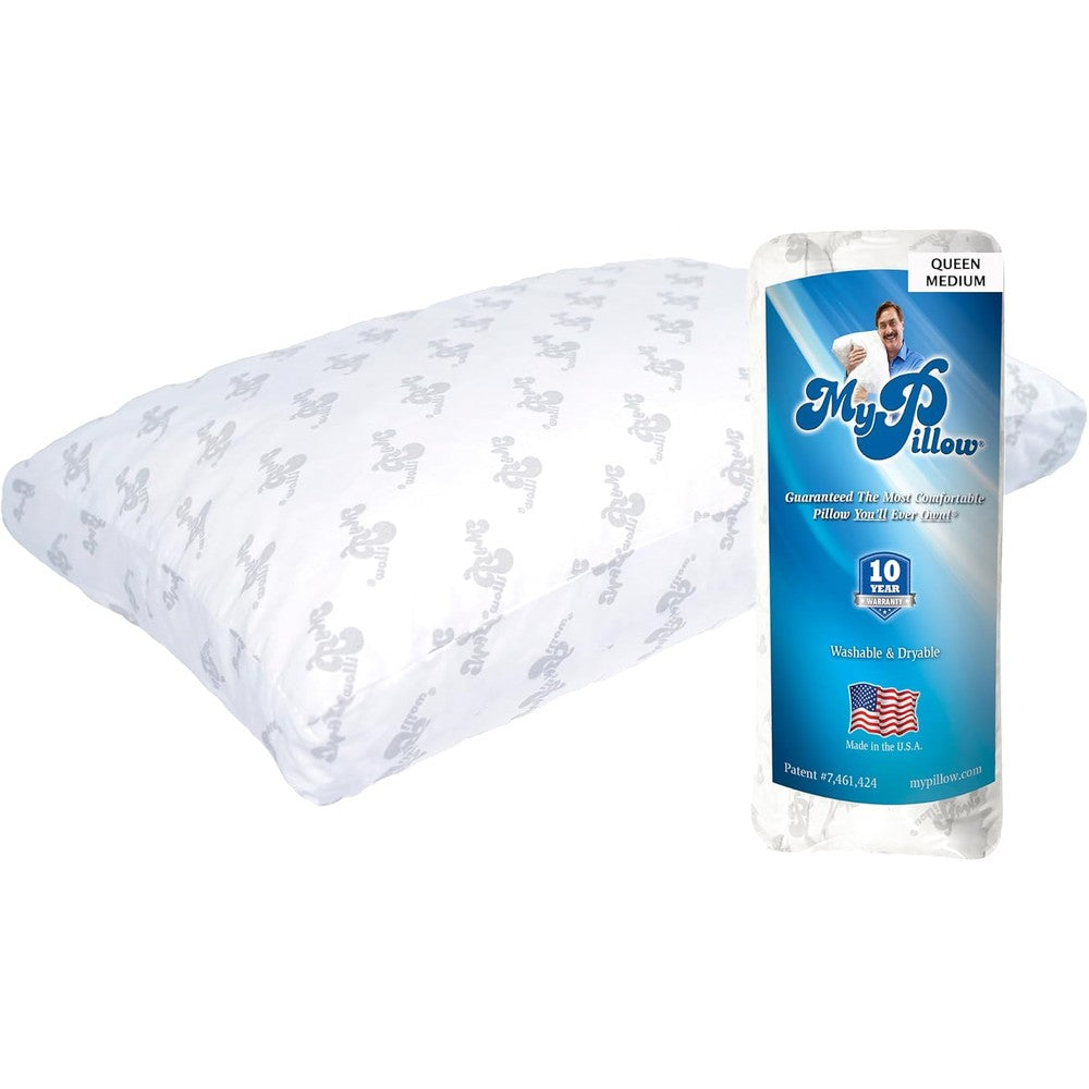 MyPillow Premium Queen size bed pillow front view