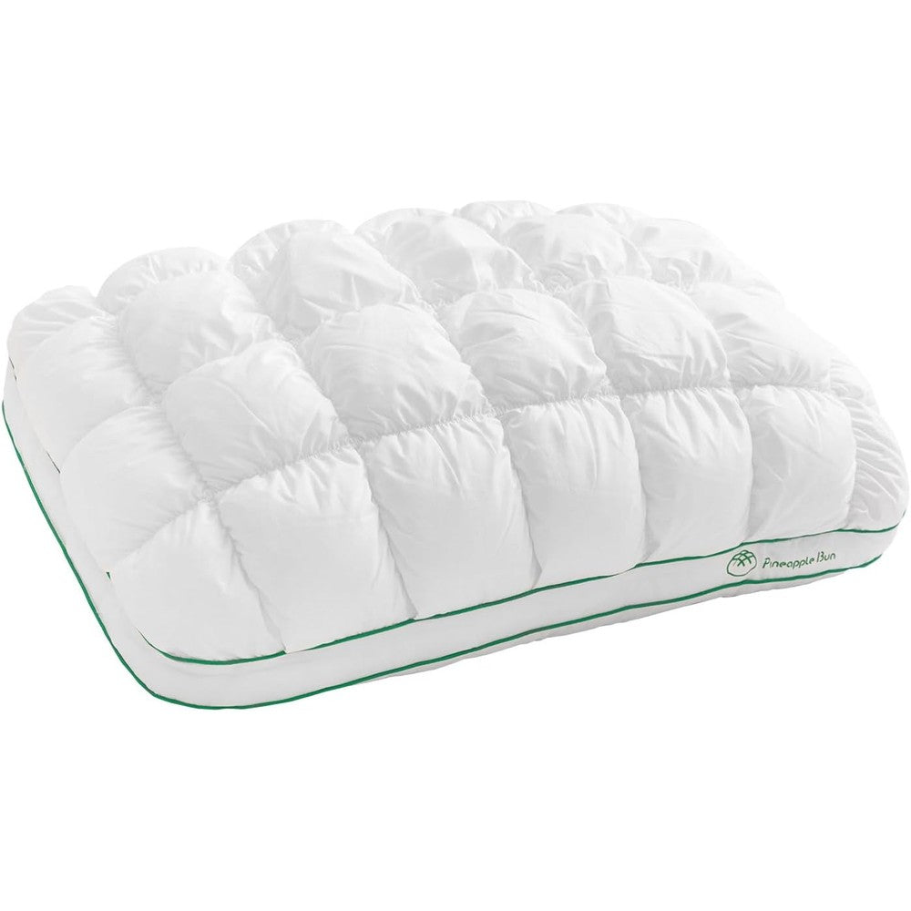 Your Moon Fluffy Support Bed Pillow front view luxury white bedroom decor