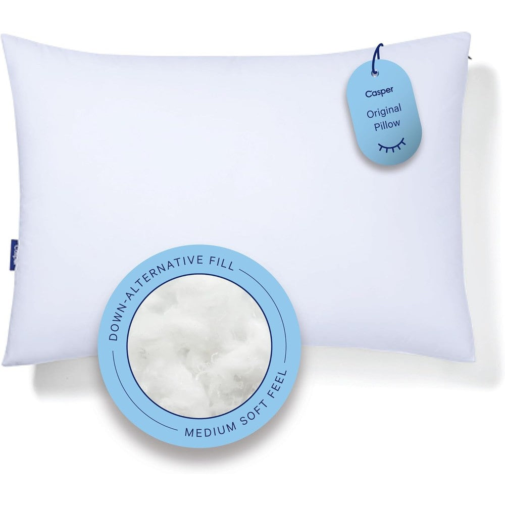 Casper Sleep Original Pillow Standard White front view