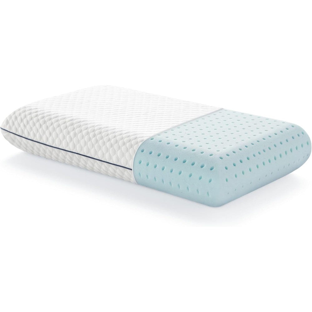 Weekender ventilated gel memory foam pillow standard front view