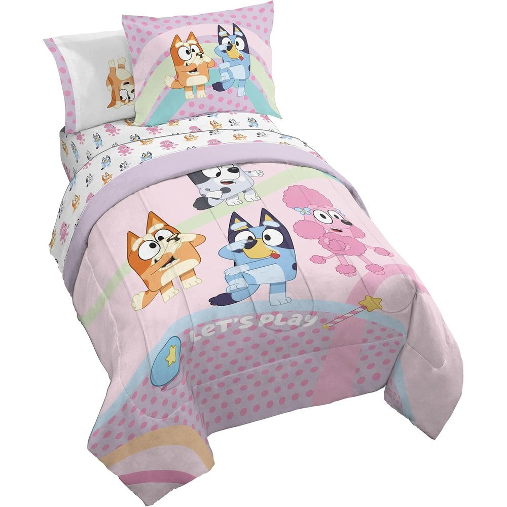 Jay Franco Bluey 5-Piece Twin Comforter Set front view