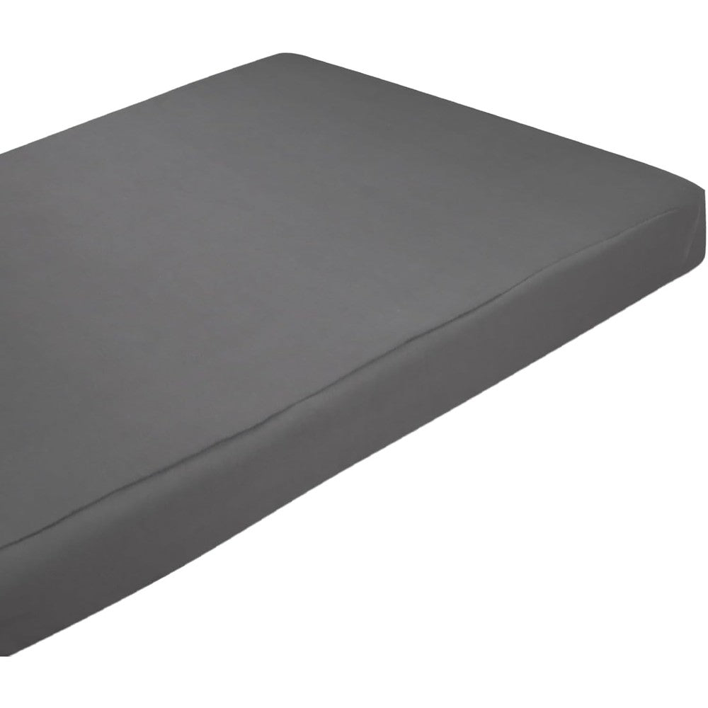 Yxzhyaba kids air mattress fitted sheet gray front view