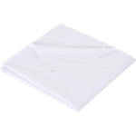 Hotella Queen Flat Sheet white premium top bed sheet front view layout