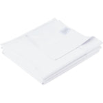 Zaizaihome Egyptian cotton flat sheet front view on a luxury queen bed