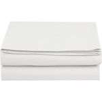 Elegant Comfort Premium Hotel Quality Flat Sheet front view on a luxury King bed.