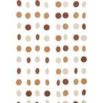 WEVEN brown paper garlands hanging circle decoration front view for neutral party backdrops
