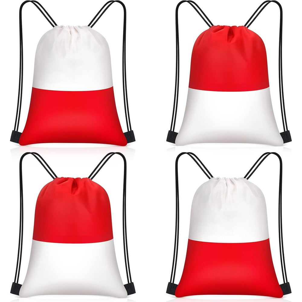 Yiyiring 16 piece cartoon animation drawstring bags front view