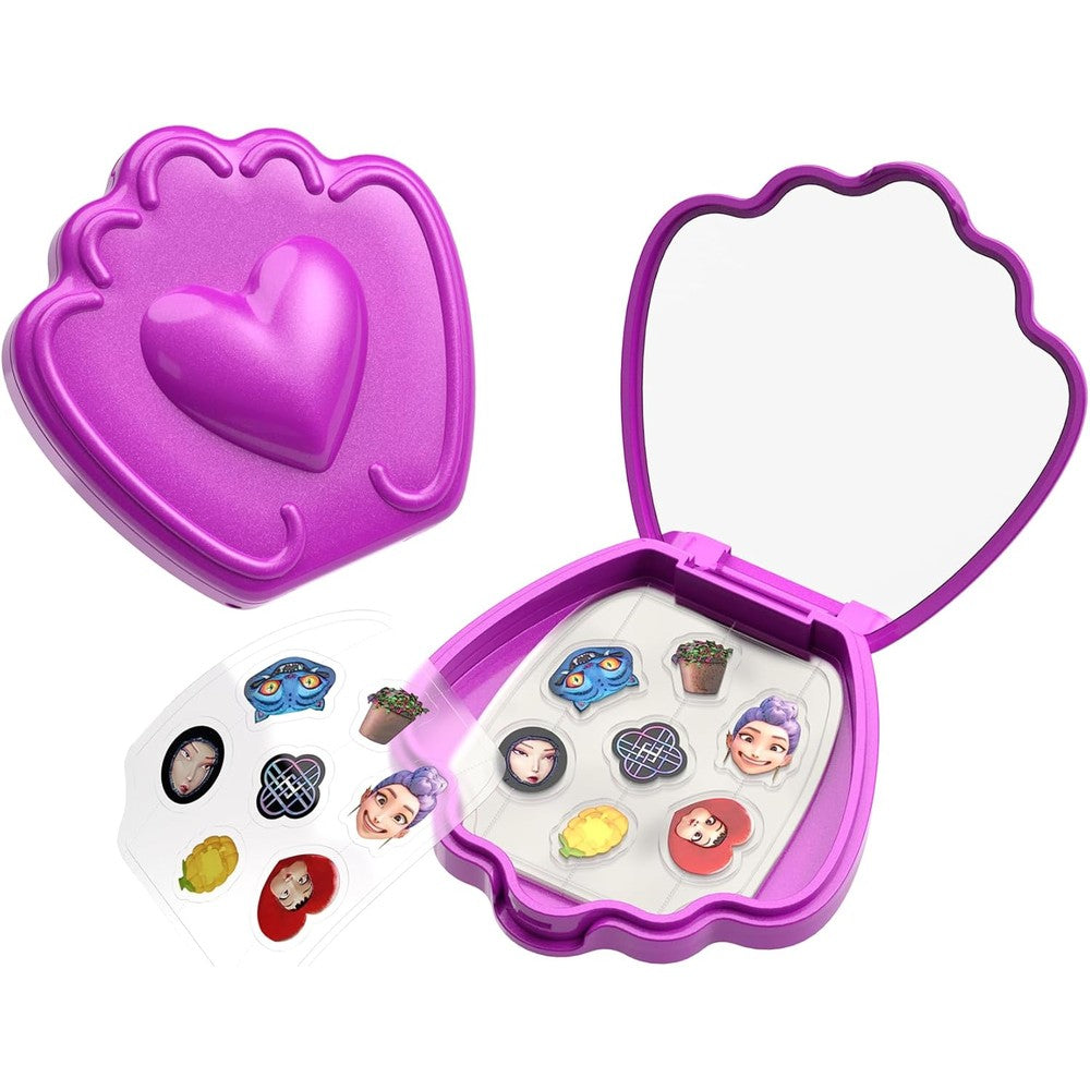 Anua KPop Demon Hunters Ultra Thin Spot Cover Patch front view of purple heart case and acne sheets