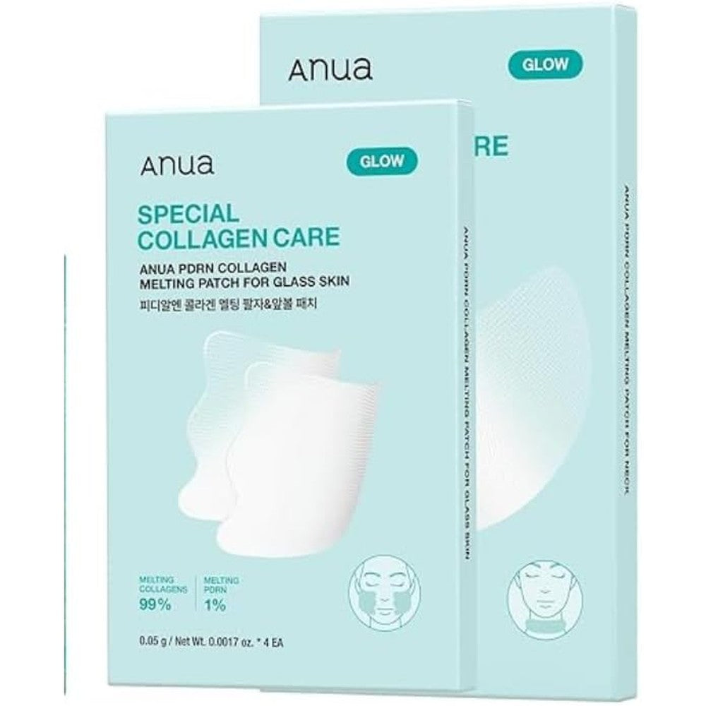 Anua PDRN Salmon DNA Collagen Melting Patch DUO front packaging view showcasing the anti-aging Korean skincare set.