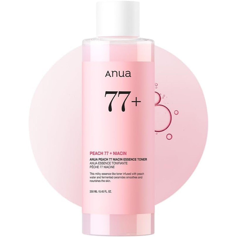 Anua Peach 77 Niacin Essence Toner front view brightening Korean skincare