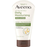 Aveeno Daily Moisturizing Face Cream front view tube of USA imported skincare for dry skin