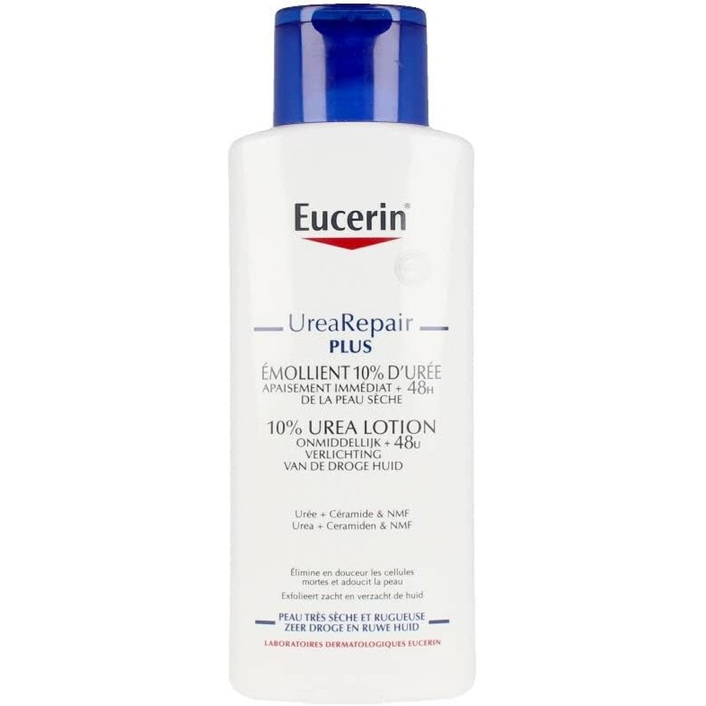 Eucerin UreaRepair Plus 10% Urea Lotion 250ml front view for dry skin
