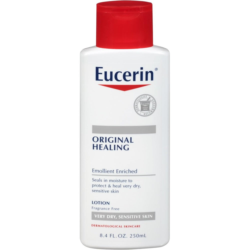 Eucerin Original Healing Lotion pack of two front view authentic USA skincare import