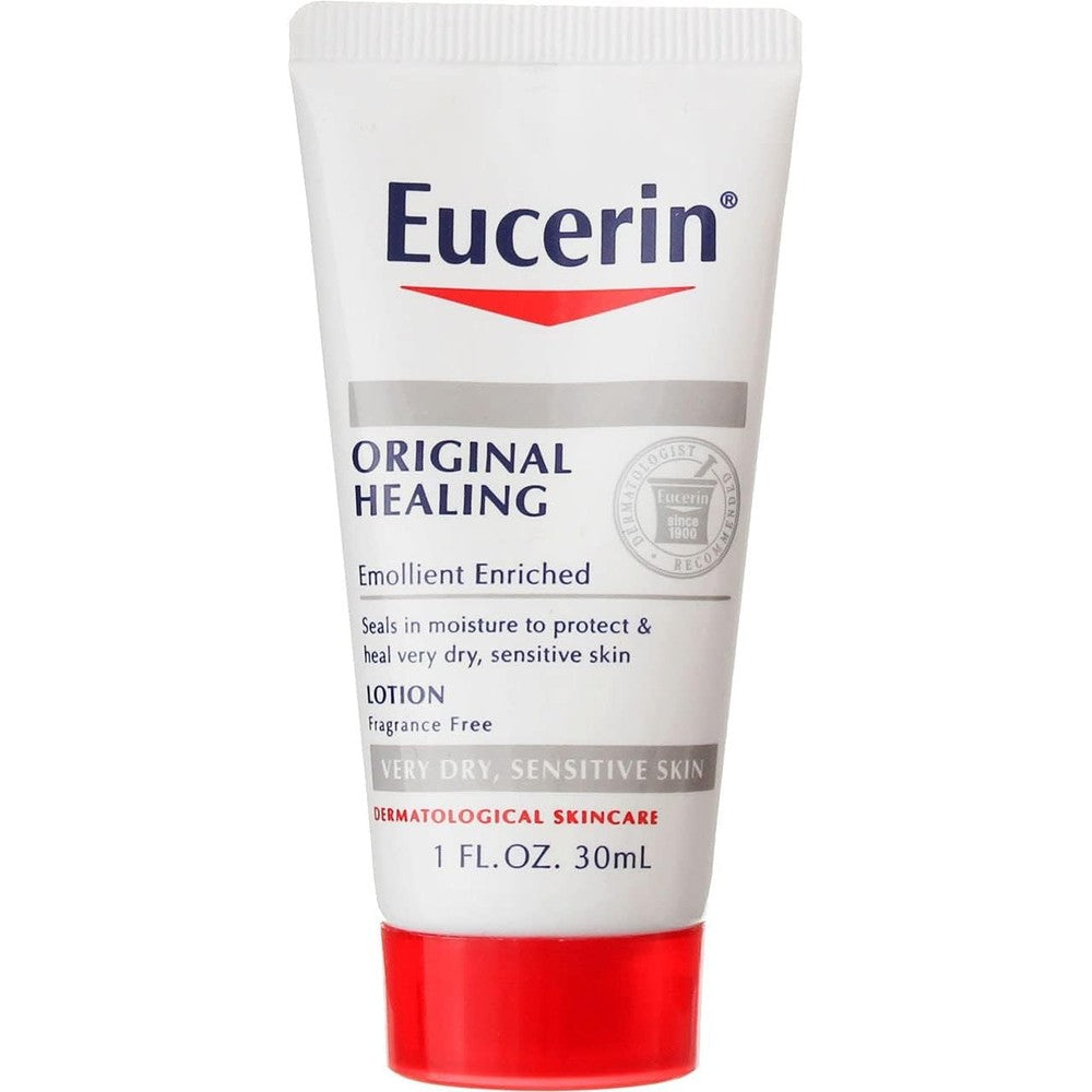 Eucerin Original Healing Rich Body Lotion front view pack of two