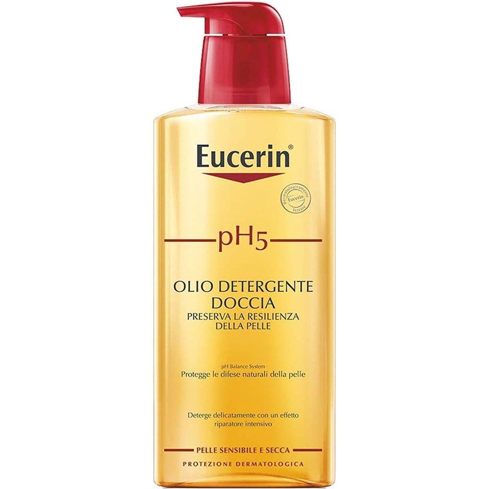 Eucerin Ph5 Shower Oil 800ml duo pack front view for sensitive skin