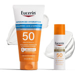 Eucerin Sun Advanced Hydration and Age Defense dual pack front view