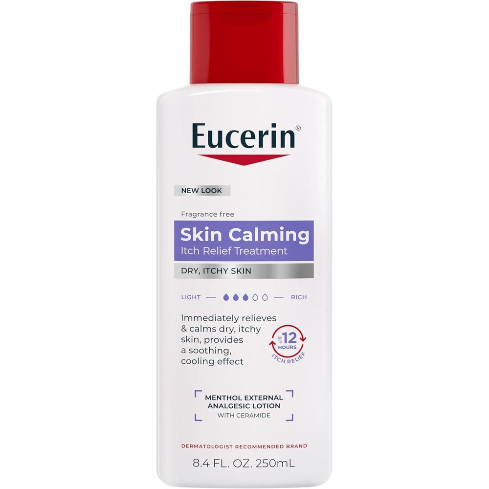 Eucerin Itch Relief Intensive Calming Lotion front view bottle