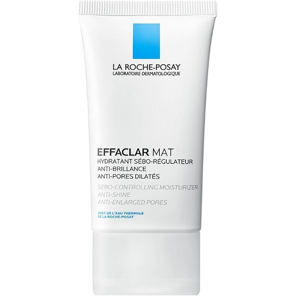 La Roche-Posay Effaclar Mat Oil-Free Moisturizer front view of the 40ml tube packaging.