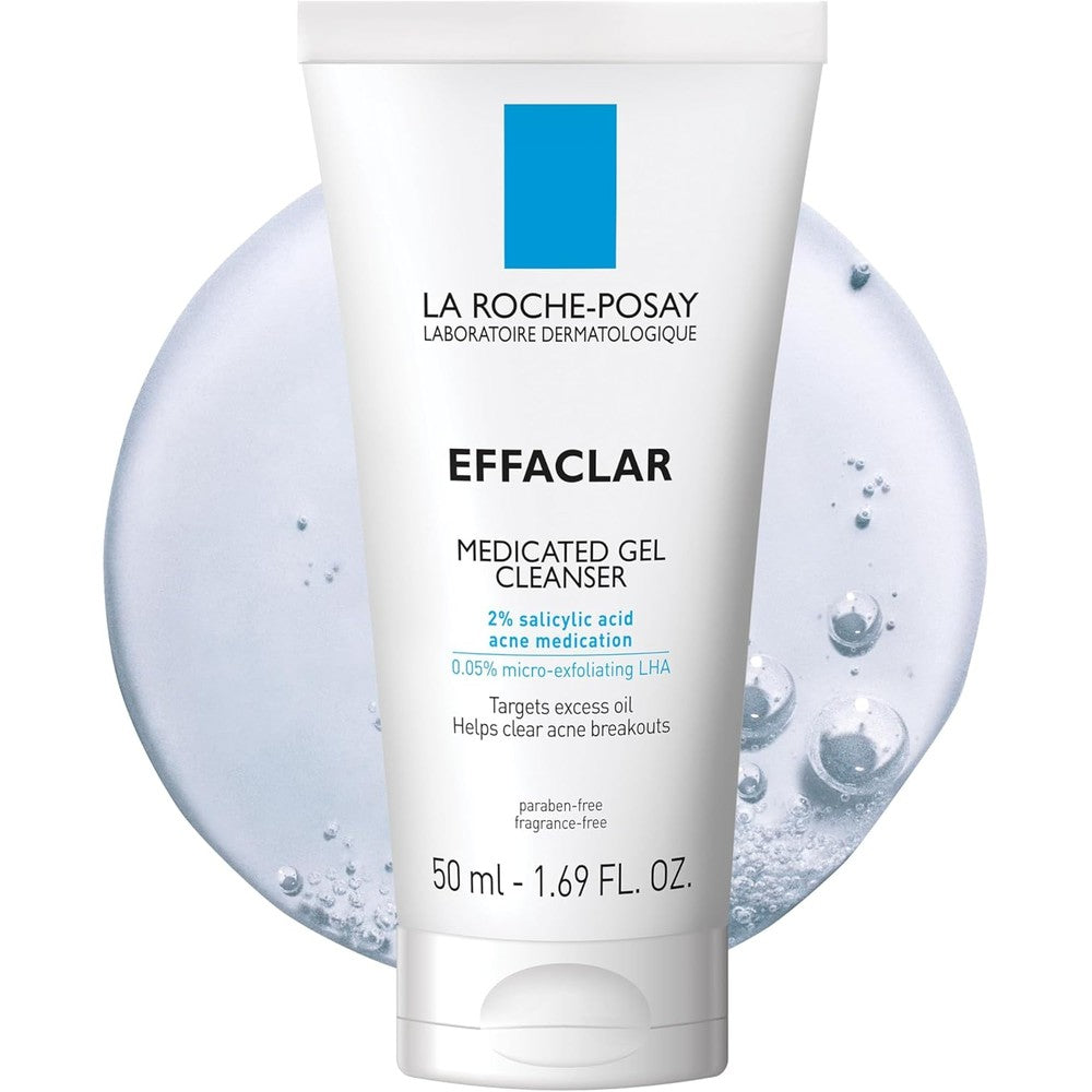 La Roche-Posay Effaclar Medicated Gel Cleanser 200ml authentic US bottle front view