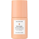 Naturium Multi Bright Advanced Serum front view of peach colored bottle