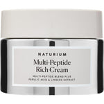 Naturium Multi-Peptide Rich Cream front view jar packaging for anti-aging skincare