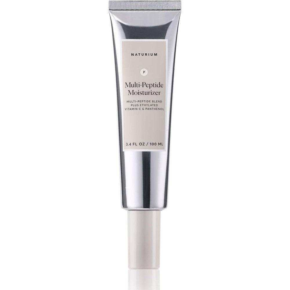 Naturium Multi Peptide Moisturizer Jumbo tube front view showing anti aging skincare packaging