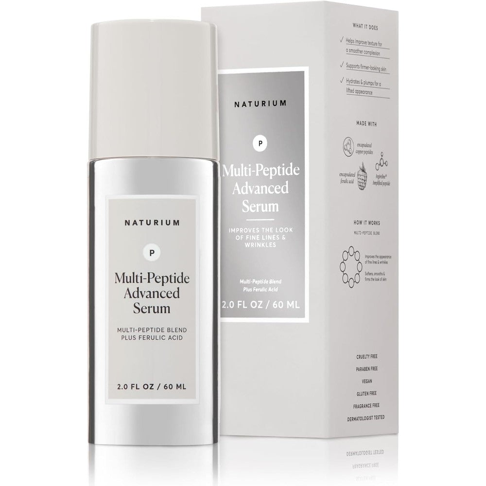 Naturium Multi-Peptide Advanced Serum Jumbo two fluid ounces bottle front view