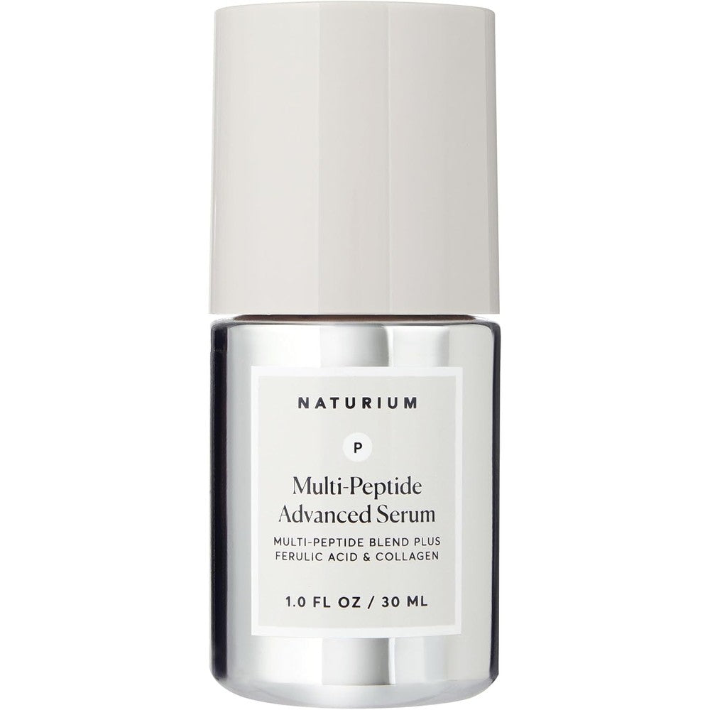 Naturium Multi-Peptide Advanced Serum front view bottle for anti-aging skincare