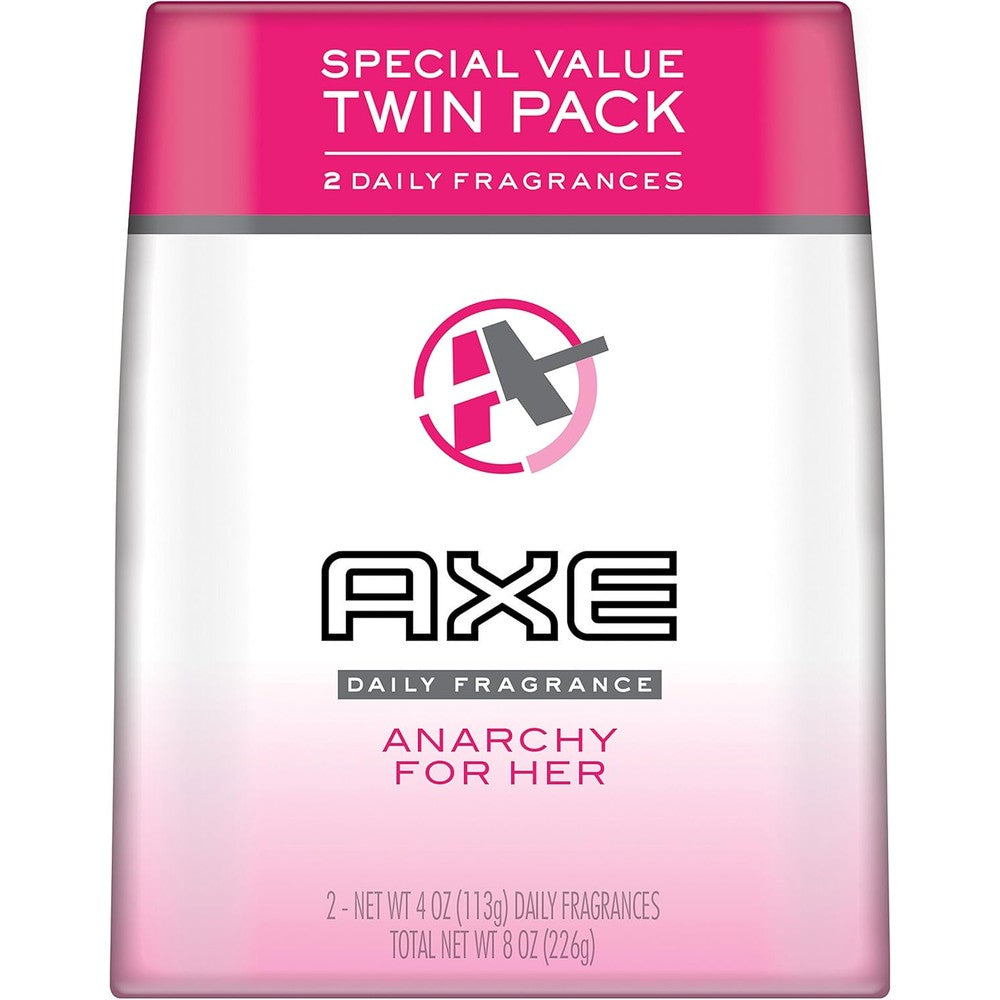 Axe Anarchy For Her Body Spray Women Daily Fragrance 4oz Bottle Pack Of 2