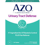 AZO Urinary Tract Defense Antibacterial Protection And Urinary Pain Relief Tablets For Urinary Tract Infection Symptom Control 24 Count