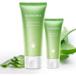Aloderma brand 3 piece pure aloe vera gel set for face and body skin care