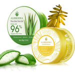 Aloderma brand 2 pack aloe vera gel set with 200g pure gel and flower essence
