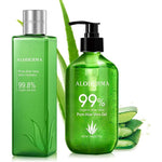 Aloderma brand all purpose aloe vera gel set with skin hydrator toner