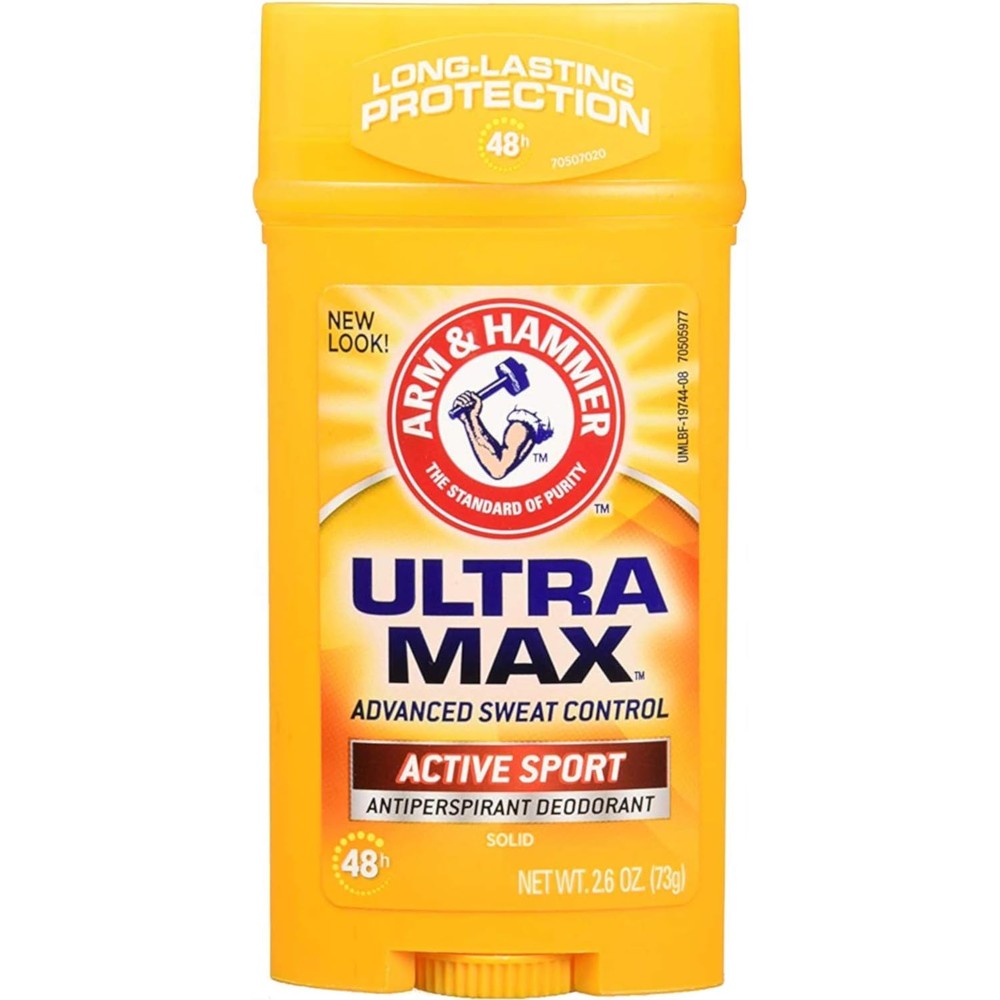 ARM & HAMMER ULTRAMAX Anti Perspirant Deodorant Active Sport 2.60 oz Pack Of 2