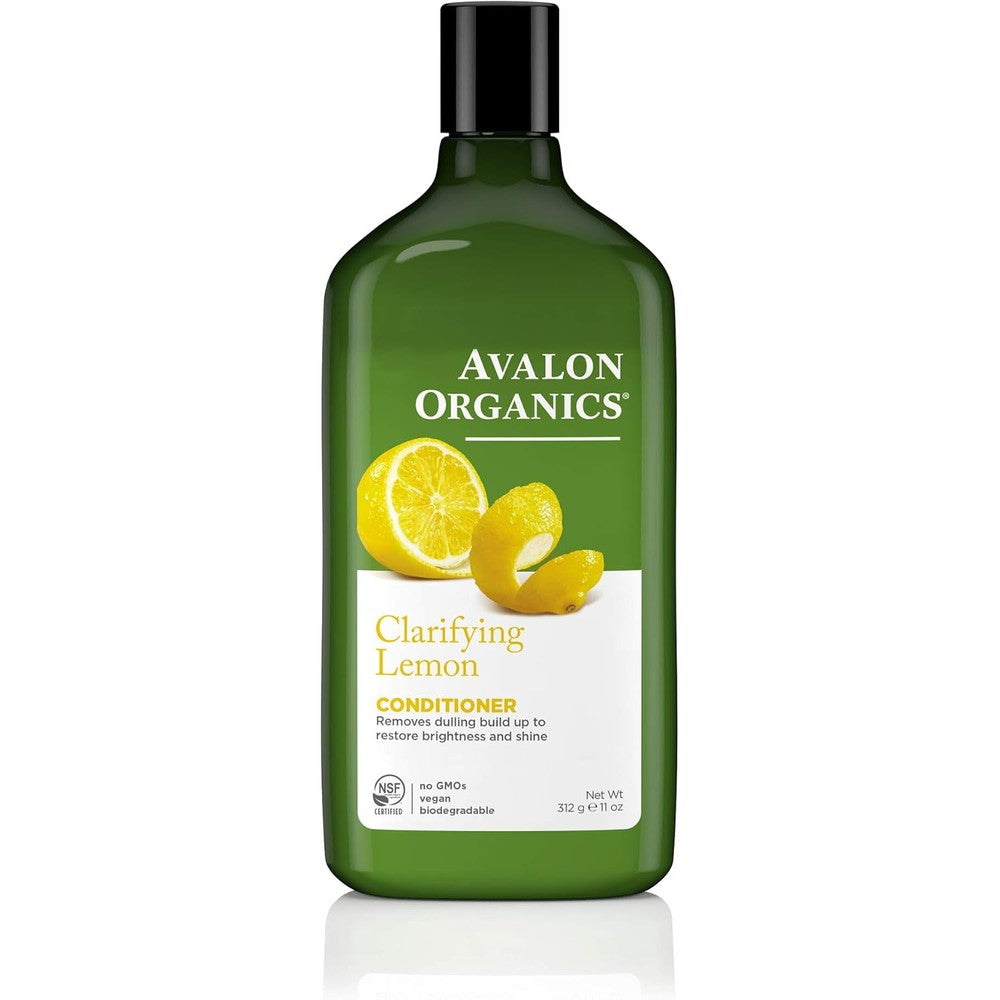 Avalon Organics Clarifying Lemon benefits of conditioner on hair 1 Ounce Pk 2