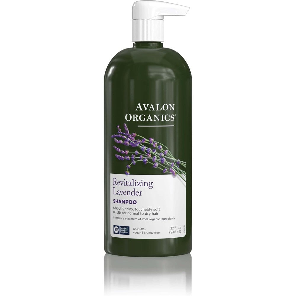 Avalon Organics Revitalizing Lavender Shampoo best hair shampoo for hair 32 oz