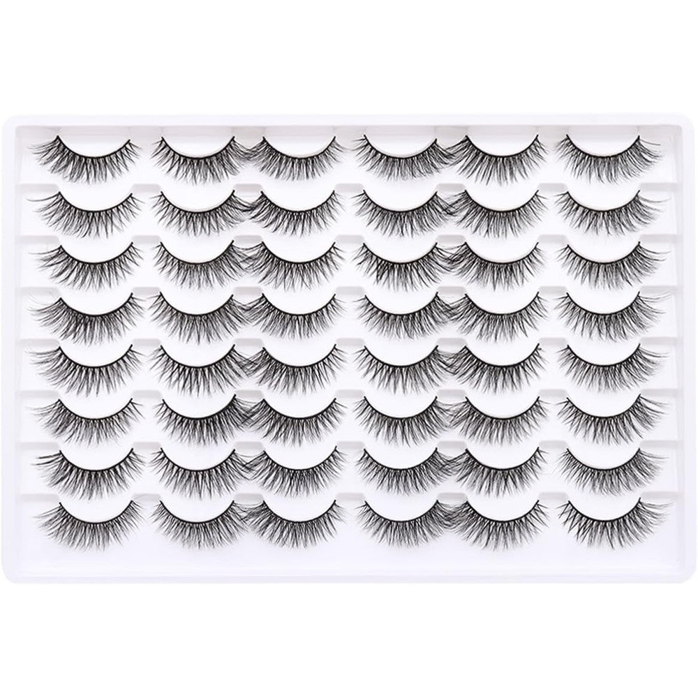 Kiromiro Azenlo 24 Pairs False Eyelashes front view multi-pack
