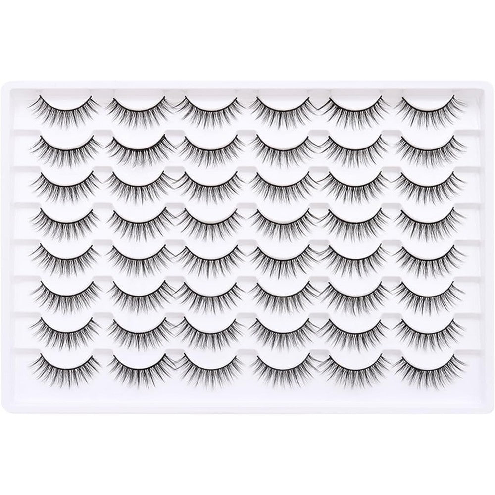 Kiromiro 24 Pairs Faux Mink Lashes Style 059 front view multipack.