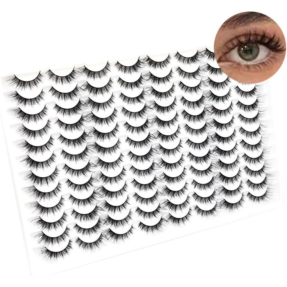 Alice 48 Pairs False Eyelashes bulk pack front view for professional makeup.