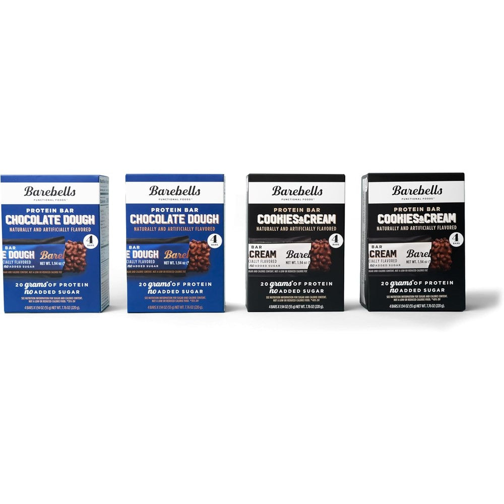 Barebells Protein Bars Variety Pack front view showing sixteen high protein snacks
