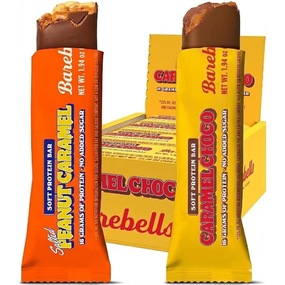 Barebells Soft Protein Bars front view variety pack premium imported snacks